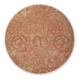 Pink Poppy (von William Morris) (Vintages Muster) Keramikknauf