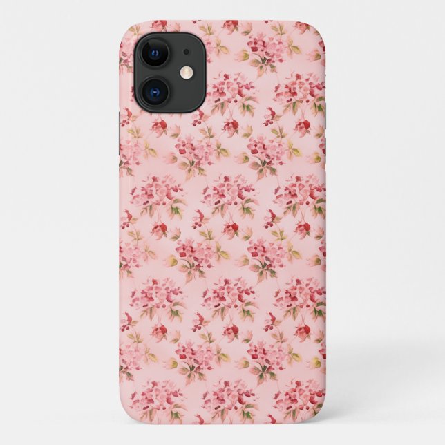 Pink Positions Vintag Style Sweet Art Phone Case (Rückseite)