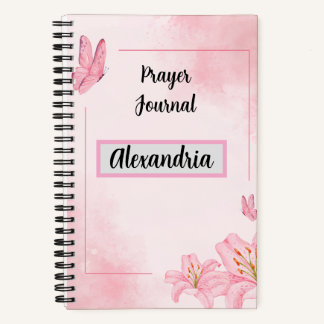 Pink Prayer Journal Notizbuch