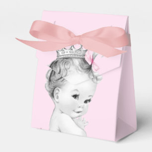 Pink Princess Baby Dusche Gefälligkeitsboxen Geschenkschachtel
