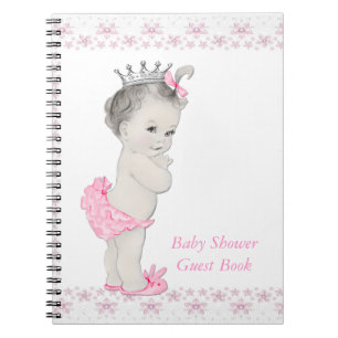 Pink Princess Baby Showbook Notizblock