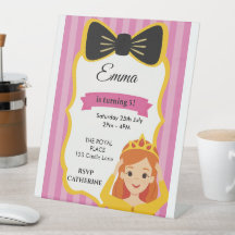 Pink Princess Birthday Invite | Zazzlemade