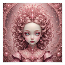 Pink Princess Mark Ryden Style Art Poster Drucken