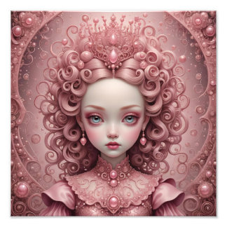 Pink Princess Mark Ryden Style Art Poster Drucken