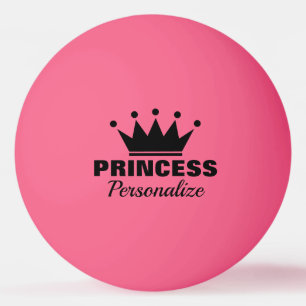 Pink-Prinzessin-Tischtennisball Tischtennisball