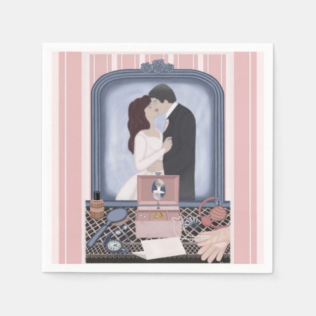 Pink Promise Serviette (Vorderseite)