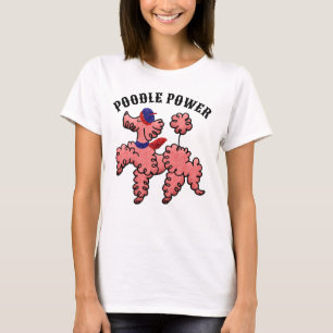 Pink Pudel Power Süße Mama T-Shirts