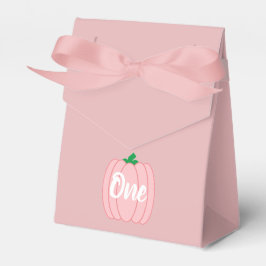 Pink Pumpkin 1. Geburtstag Geschenkschachtel