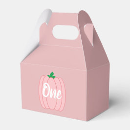 Pink Pumpkin 1. Geburtstag Geschenkschachtel