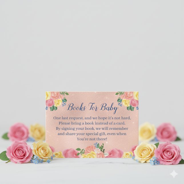 Pink Pumpkin Baby Duschbücher für Babykarte Begleitkarte (Von Creator hochgeladen)