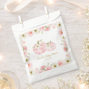 Pink Pumpkin Baby Dusche Gefälligkeitstaschen Geschenktütchen