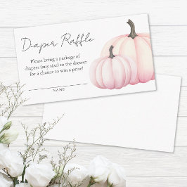 Pink Pumpkin Baby Dusche Windelwanne Begleitkarte