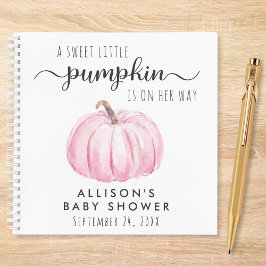 Pink Pumpkin Baby Girl Showbook Notizbuch