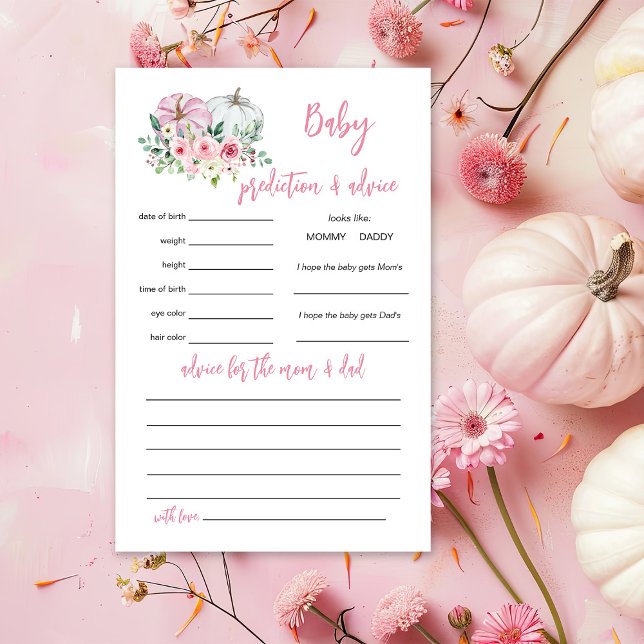 Pink Pumpkin Baby Predication and Advisor Game (Von Creator hochgeladen)