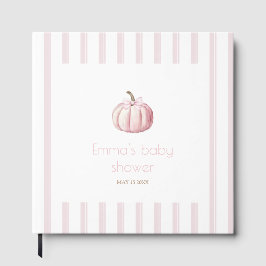 Pink Pumpkin Baby Showbook Gästebuch