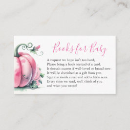 Pink Pumpkin Book for Baby Invasion Umschließung Begleitkarte