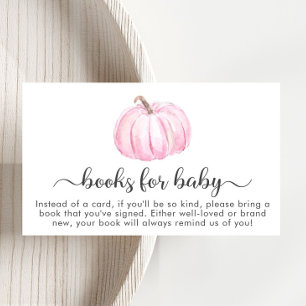 Pink Pumpkin Books for Baby Girl Shol Begleitkarte