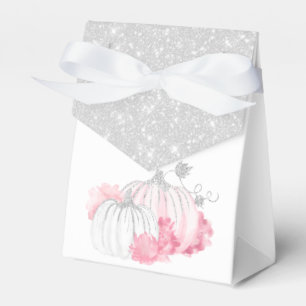 Pink Pumpkin Floral Baby Girl Dusche Danke Geschenkschachtel