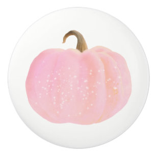 Pink Pumpkin Sparkle Herbstmärchen Keramikknauf