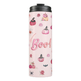 Pink Pumpkin Thermal Tumbler Thermosbecher