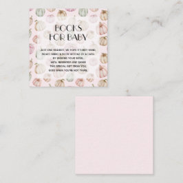 Pink Pumpkins Girl Babybuchanfrage Begleitkarte