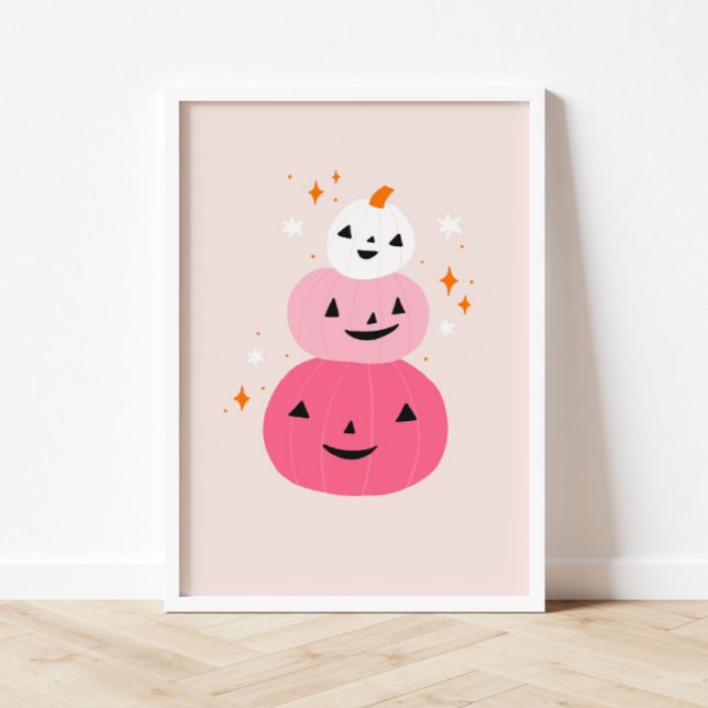 Pink Pumpkins Halloween Poster (Von Creator hochgeladen)