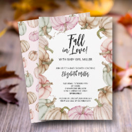 Pink Pumpkins Kinderdusche Einladung