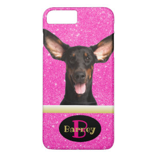 Pink Puppy Dog Lover Benutzerdefinierter Name des Case-Mate iPhone Hülle