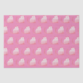 Pink Purffect Cat Seidenpapier
