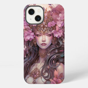 Pink Purple Fairy Queen Fantasy Kunst iPhone 13 Hülle