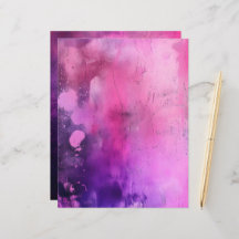 Pink & Purple Grungy Background Scrapbook Paper