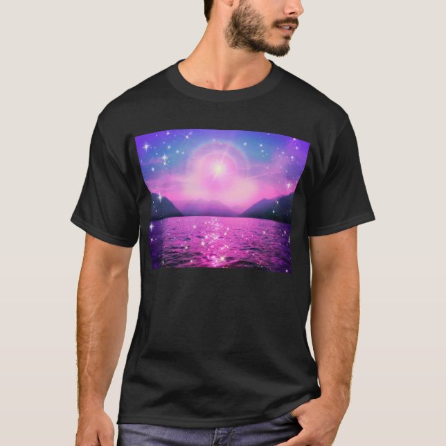 Pink Purple Lake T-Shirt  (Vorderseite)