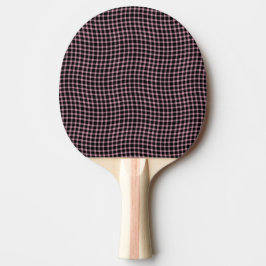 Pink Purple Plaid Checker Seamless Pattern Tischtennis Schläger