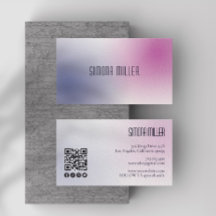 Pink Purple White Minimalist Aesthetic Gradient