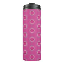 Pink Pyrite Muster Design Tumbler