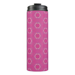 Pink Pyrite Muster Design Tumbler Thermosbecher