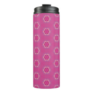 Pink Pyrite Muster Design Tumbler Thermosbecher