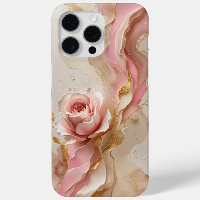 Pink Quartz Glow Case-Mate iPhone Hülle (Rückseite)