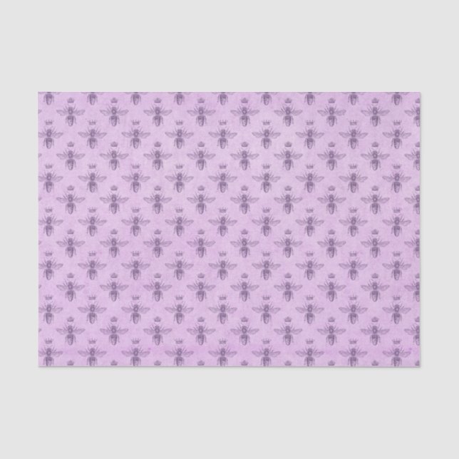Pink Queen Bee Seidenpapier (Vorderseite)