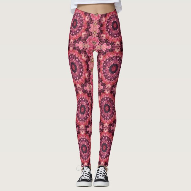 Pink Quilt Leggings (Vorderseite)