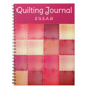 Pink Quilt Personal Quilt Journal-Notebook Notizblock