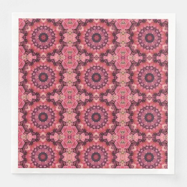 Pink Quilt Serviette (Vorderseite)