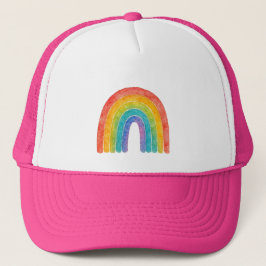 Pink Rainbow Cap. Truckerkappe