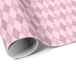 Pink Raute Wrapping Paper Geschenkpapier