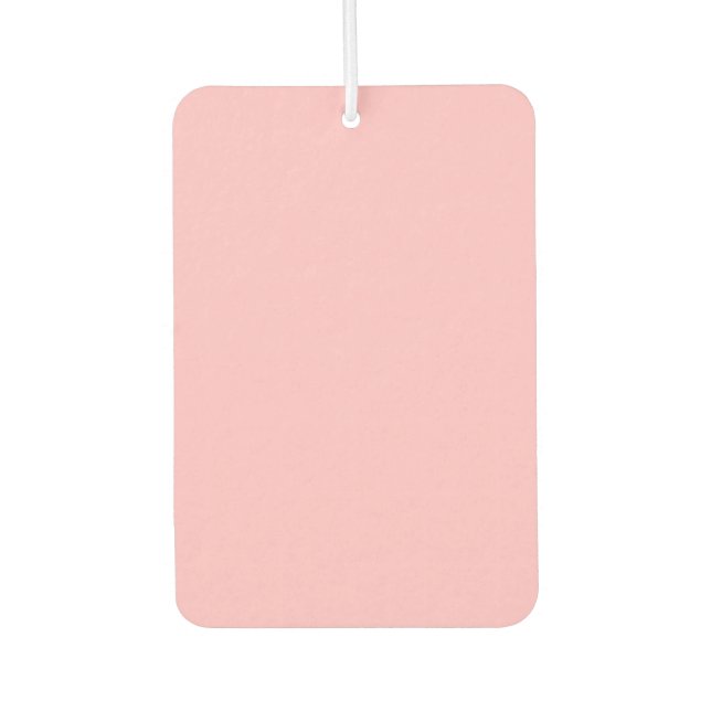 Pink Rectangle Air Freshener Autolufterfrischer (Vorderseite)