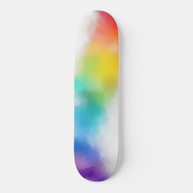 Pink Red Blue Green Yellow Custom Blank Template Skateboard (Vorderseite)