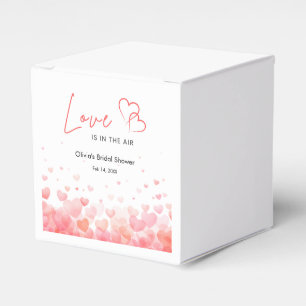 Pink & Red Liebe liegt in der Luft Brautparty Geschenkschachtel