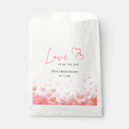 Pink & Red Love is in the Air Bridal Shower Geschenktütchen