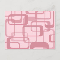 Pink Retro 60er Jahre Abstraktes Muster