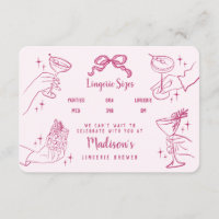 Pink Retro Cocktail Party Fingerabdrücke Größe ein